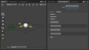 Cycles light group outputs image